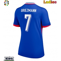 France Antoine Griezmann #7 Replica Home Shirt Ladies Euro 2024 Short Sleeve
